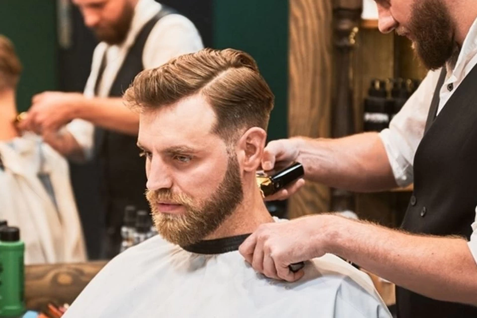 Manhattan's Favorite Men's Regular Haircut from Fifth Ave Barber Shop in Midtown NYC