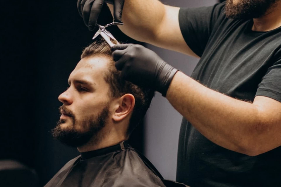 Manhattan's Favorite Men's Standard Haircut from Fifth Ave Barber Shop in Midtown NYC